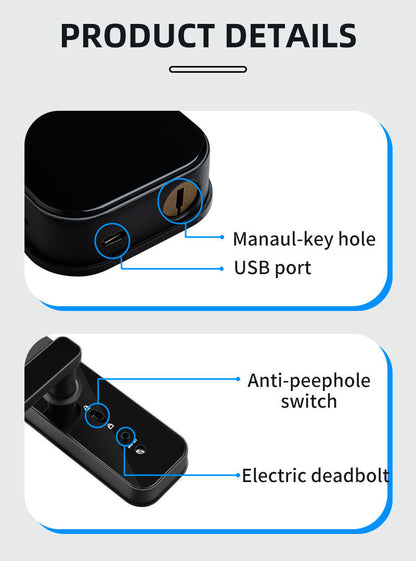 Smart Cat Eye Fingerprint Door Lock