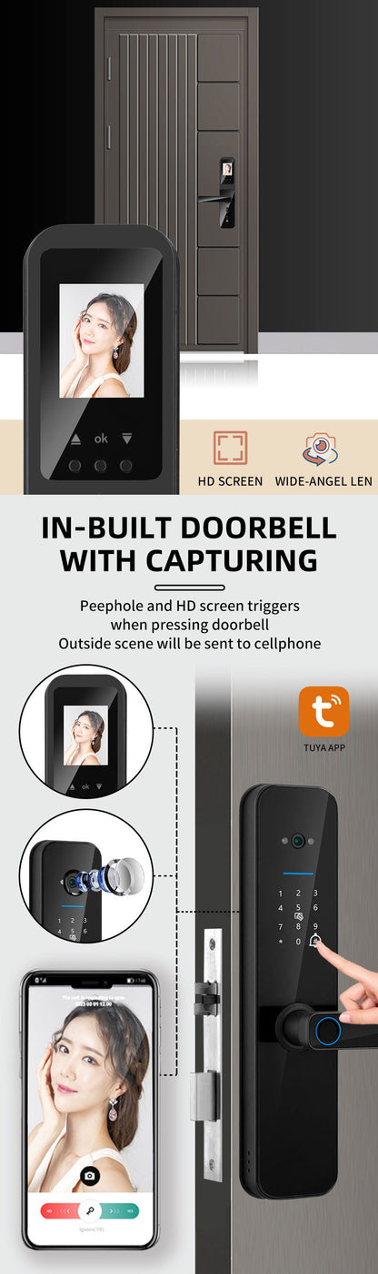 Smart Cat Eye Fingerprint Door Lock