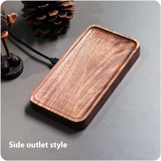 15W Black Walnut Wireless Charger